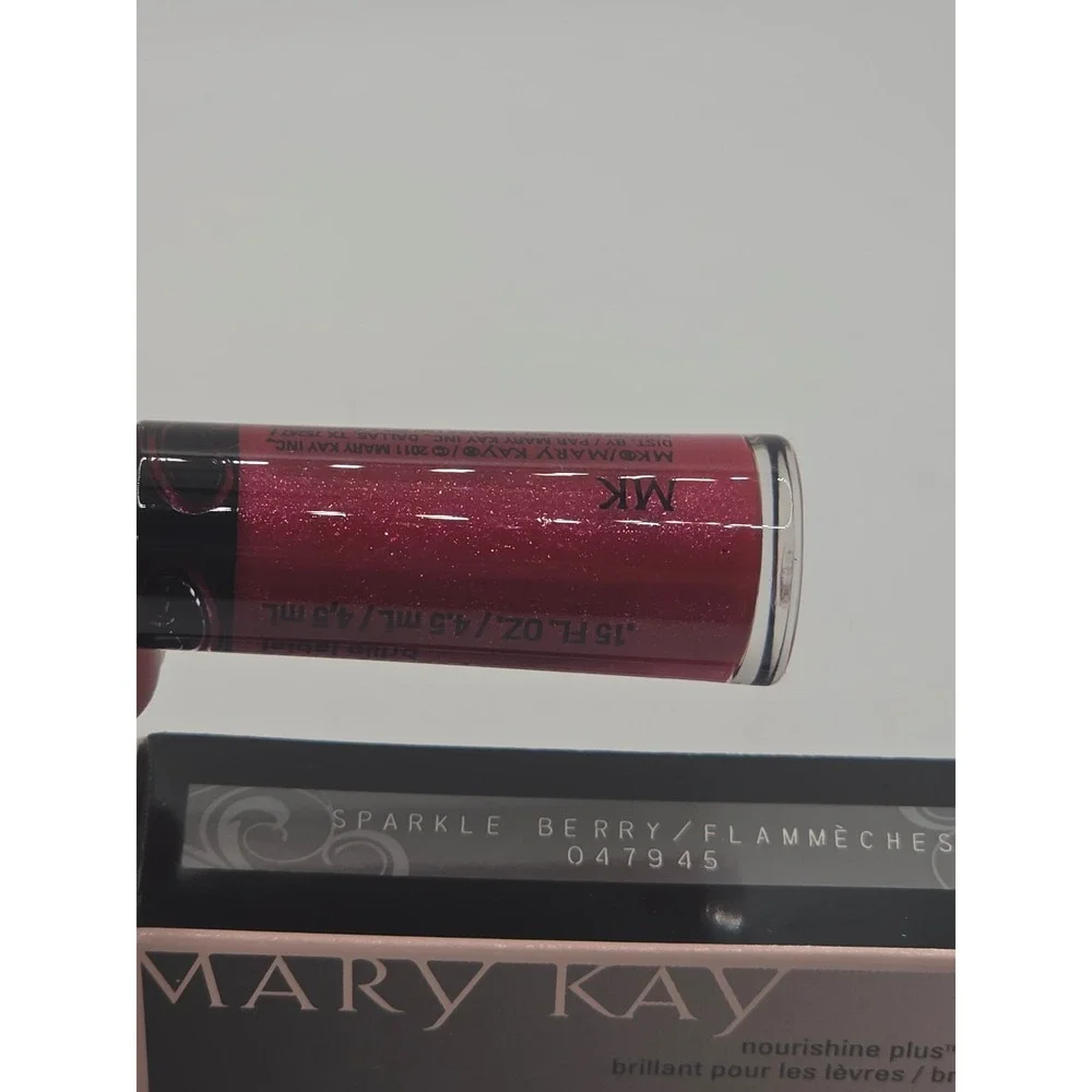 NEW IN BOX Mary Kay Nourishine Plus Lip Gloss 047945 Sparkle Berry